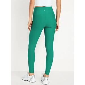 Old Navy Green Powersoft High Rise Activewear Cropped Leggings